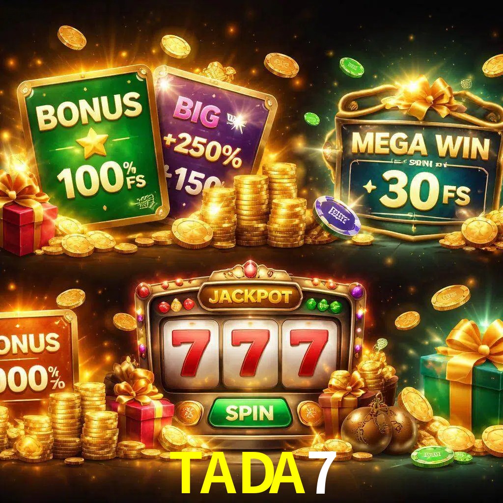Tipos de bonos TADA7 incluyendo recompensas de bienvenida y promociones continuas
